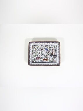 Vintage Portuguese Ceramic Plate Hand Painted